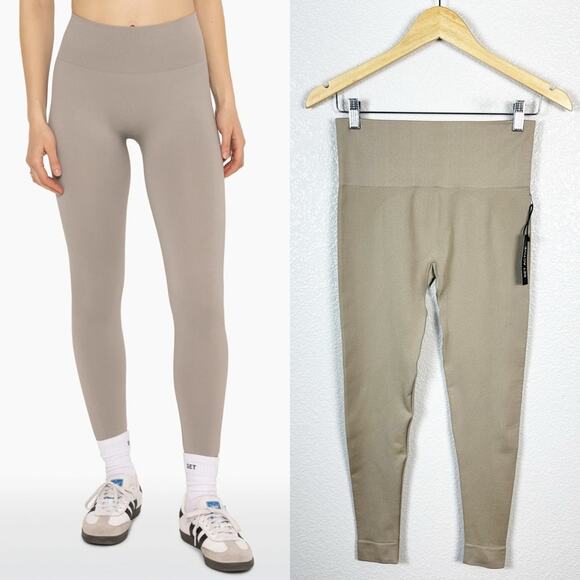 SET ACTIVE NWT Womens SCULPTFLEX Legging in Breeze Tan Size Medium - Picture 1 of 7